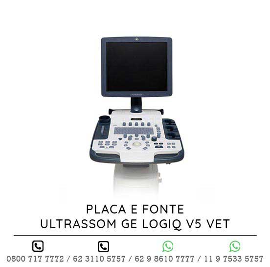 PLACA-E-FONTE-ULTRASSOM-GE-LOGIQ-V5-VET