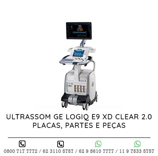 ULTRASSOM-GE-LOGIQ-E9-XD-CLEAR-2.0-PLACAS-PARTES-E-PECAS