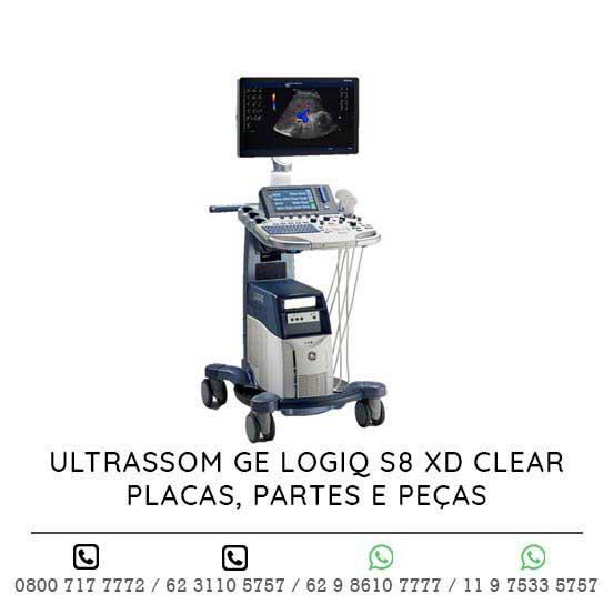 ULTRASSOM-GE-LOGIQ-S8-XD-CLEAR-PLACAS-PARTES-E-PECAS