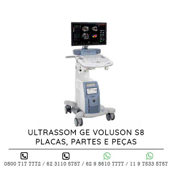 ULTRASSOM GE VOLUSON S8 PLACAS PARTES E PECAS